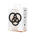 Me You Us Signature The Chubby 3 Ring Set Black