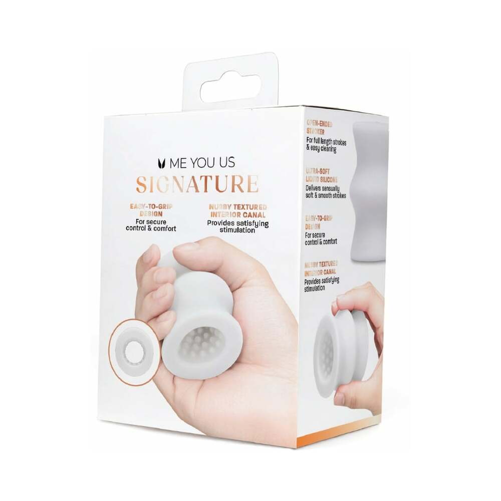 Me You Us Signature The Silicone Oral Stroker Clear