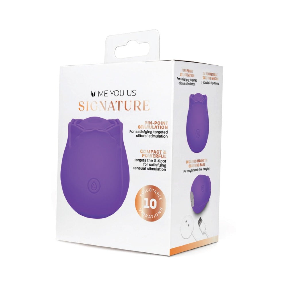 Me You Us Signature The Tapping Rosebud Purple