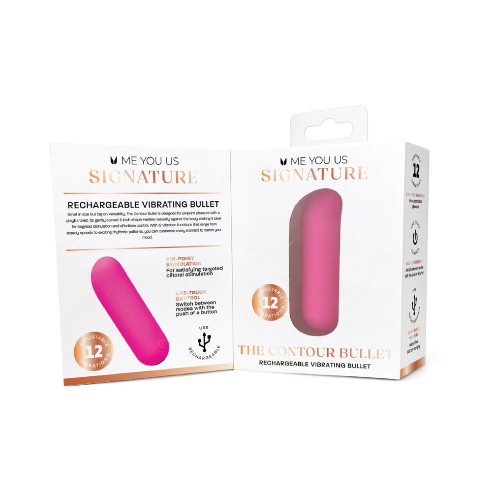 Me You Us Signature The Contour Bullet Pink
