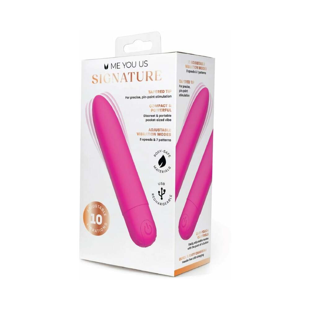 Me You Us Signature The Classic Bullet Pink