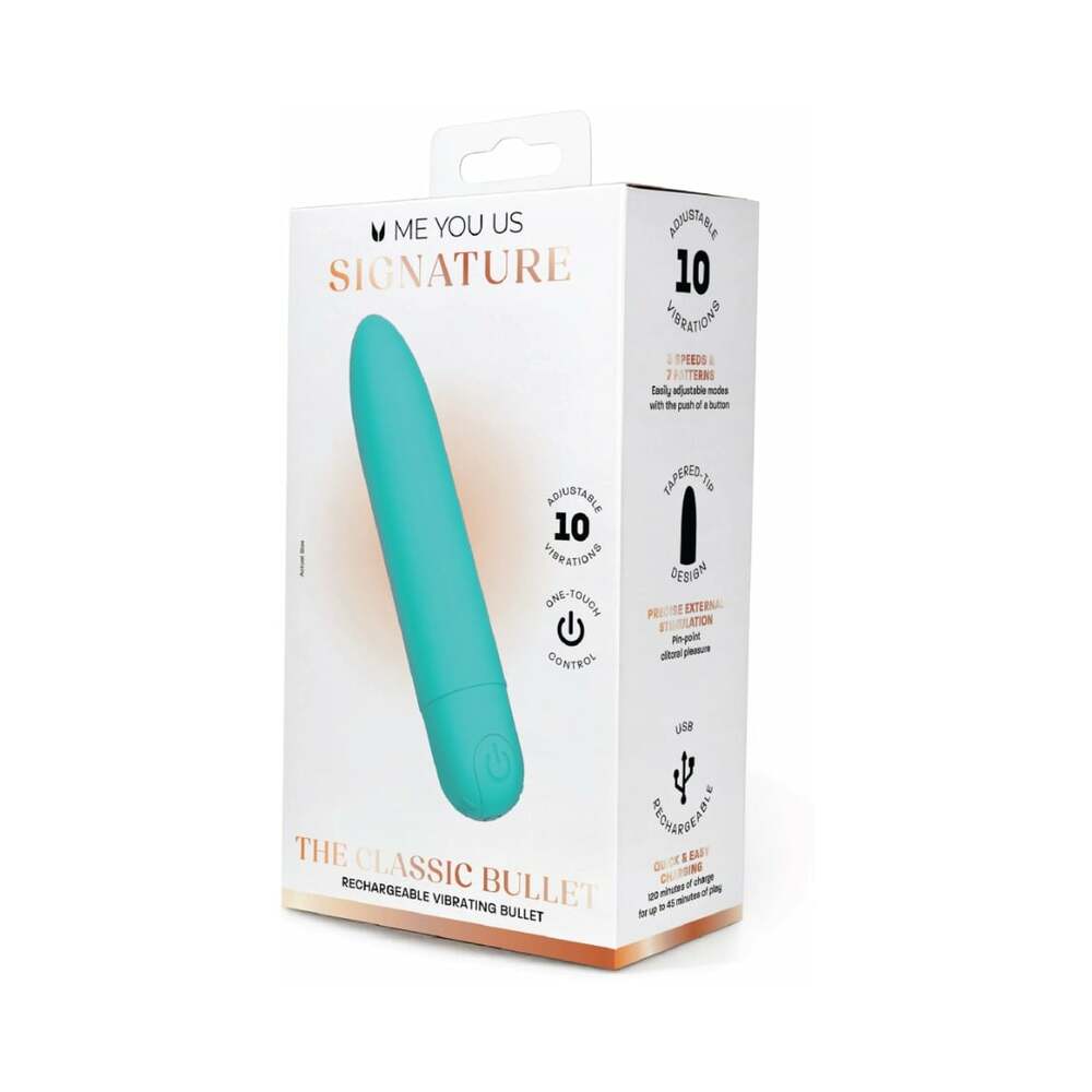Me You Us Signature The Classic Bullet Teal