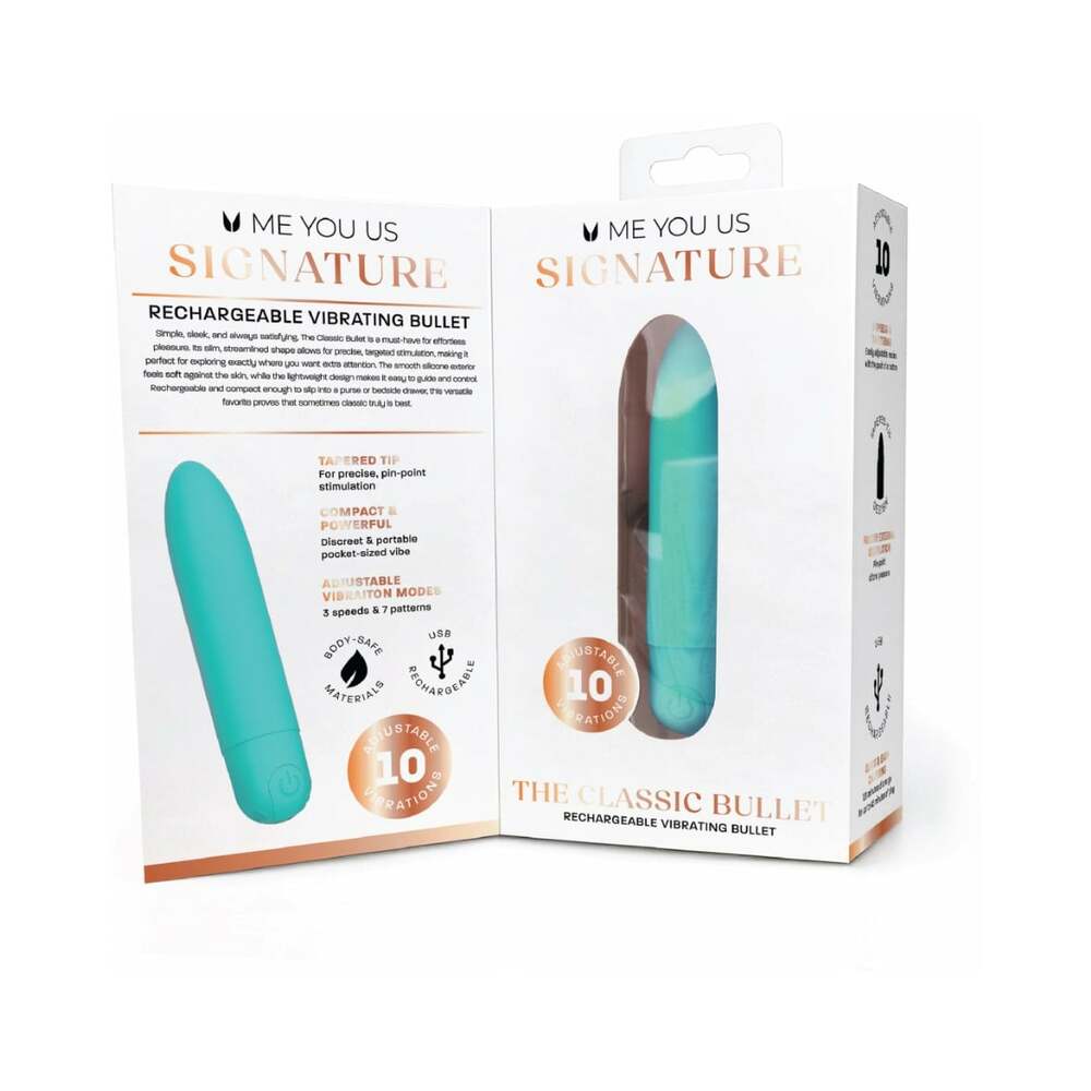 Me You Us Signature The Classic Bullet Teal