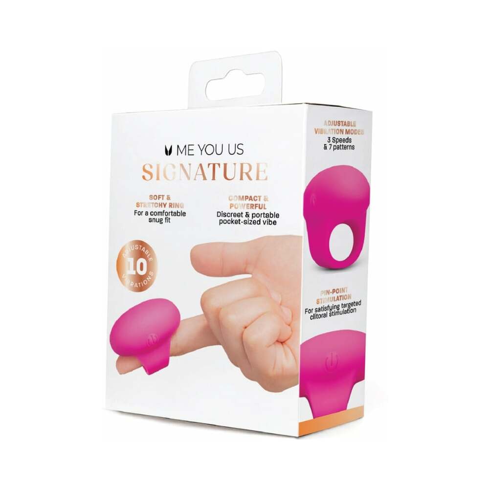Me You Us Signature The Finger Vibe Pink