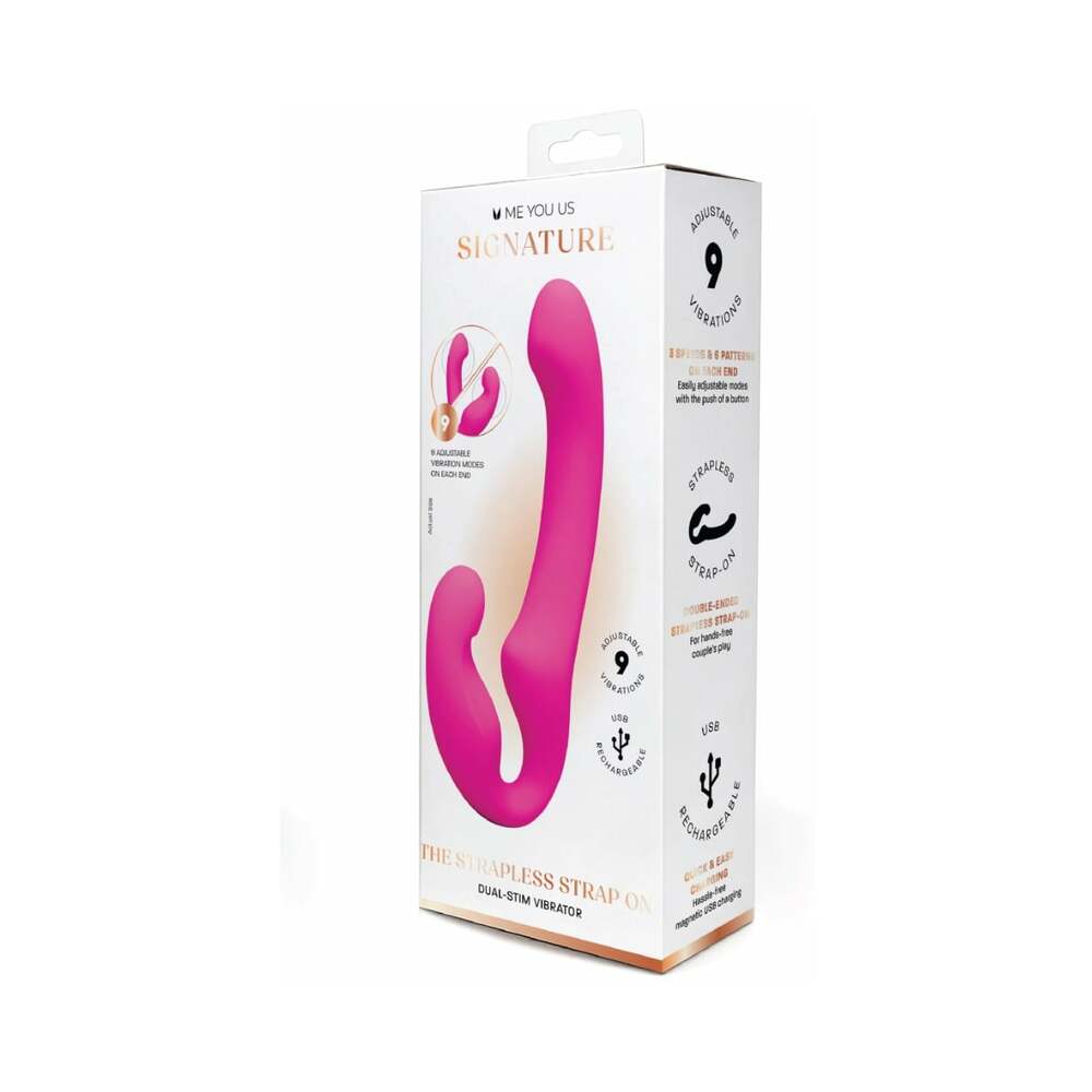 Me You Us Signature The Strapless Strap-On Pink