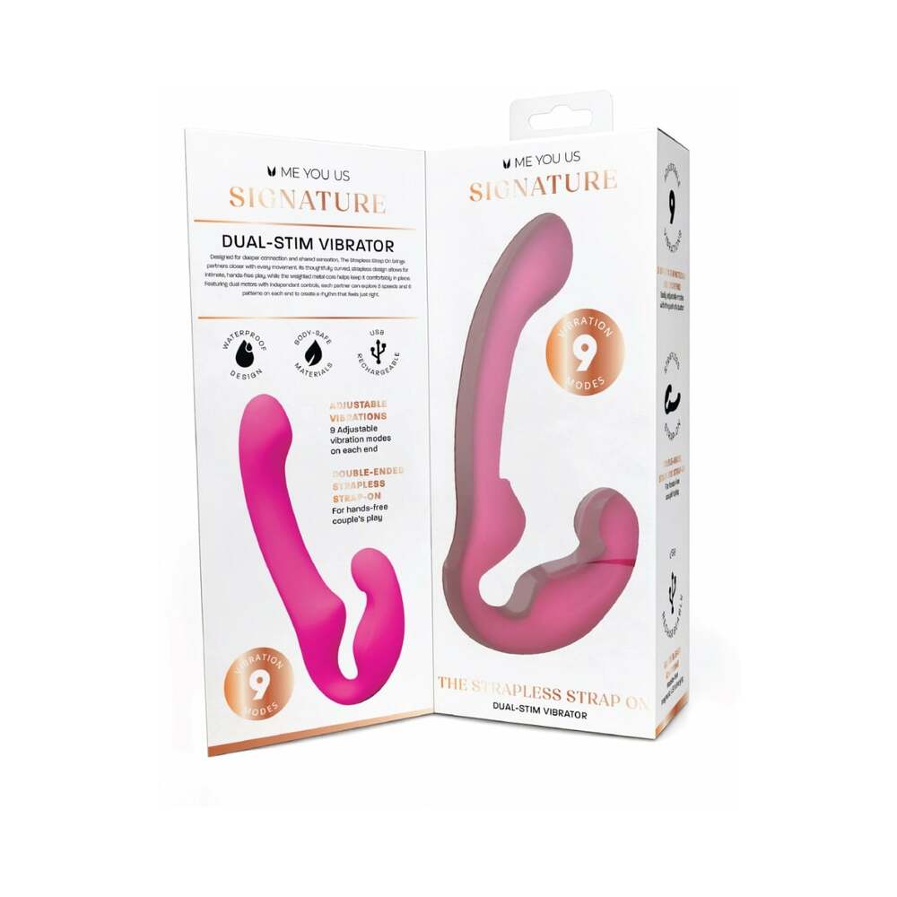 Me You Us Signature The Strapless Strap-On Pink
