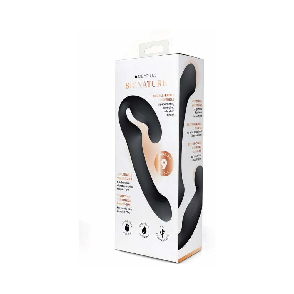 Me You Us Signature The Strapless Strap-On Black