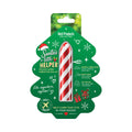 Horny Christmas Santa's Little Helper Candy Cane Stripe Bullet Liquid Silicone Multi Speed Rechargeable