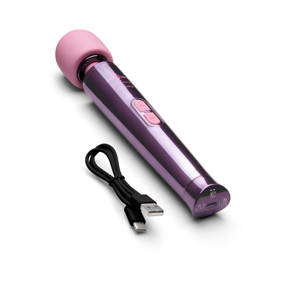 Baby Phat x Le Wand Classique Cordless Petite Rechargeable Vibrating Massager Deep Purple