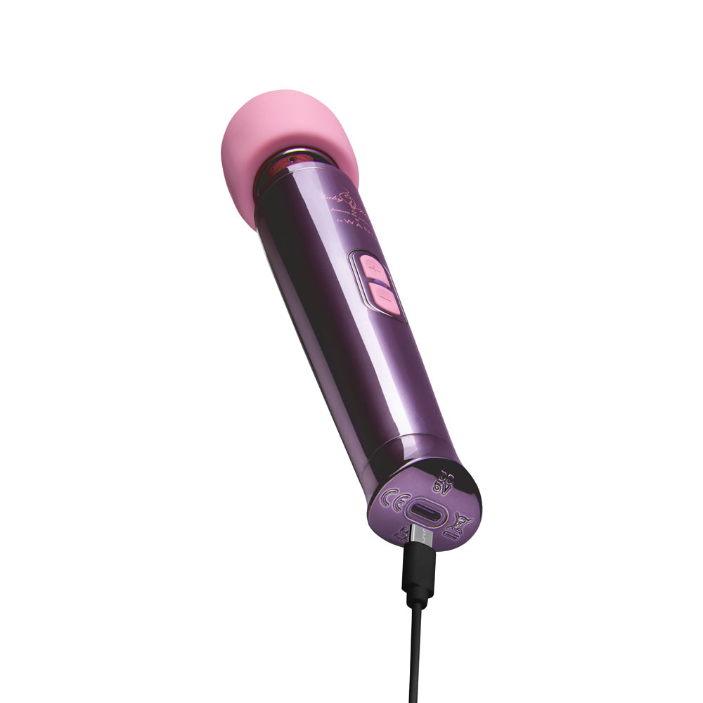 Baby Phat x Le Wand Classique Cordless Petite Rechargeable Vibrating Massager Deep Purple