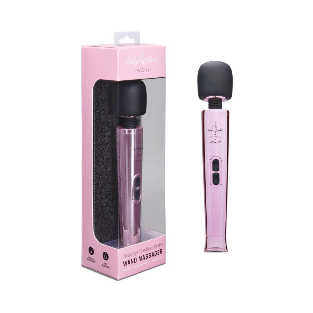 Baby Phat x Le Wand Classique Cordless Petite Rechargeable Vibrating Massager Pink