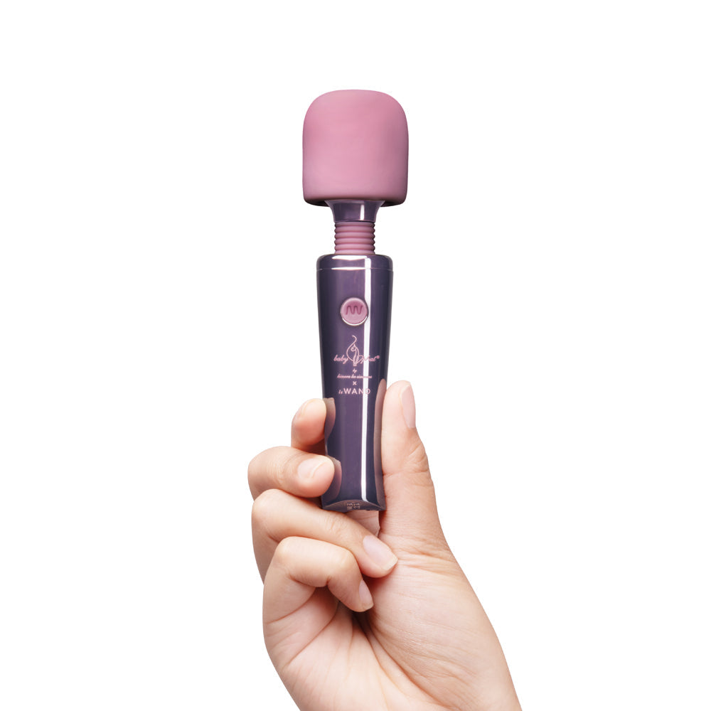 Baby Phat x Le Wand Classique Mini Rechargeable Vibrating Massager Deep Purple