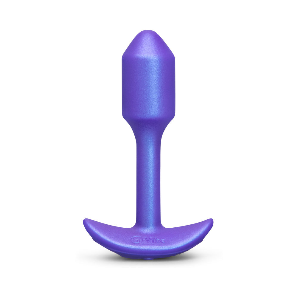 b-Vibe Smart Snug Plug 1 Small Weighted & Vibrating App-Controlled Silicone Butt Plug