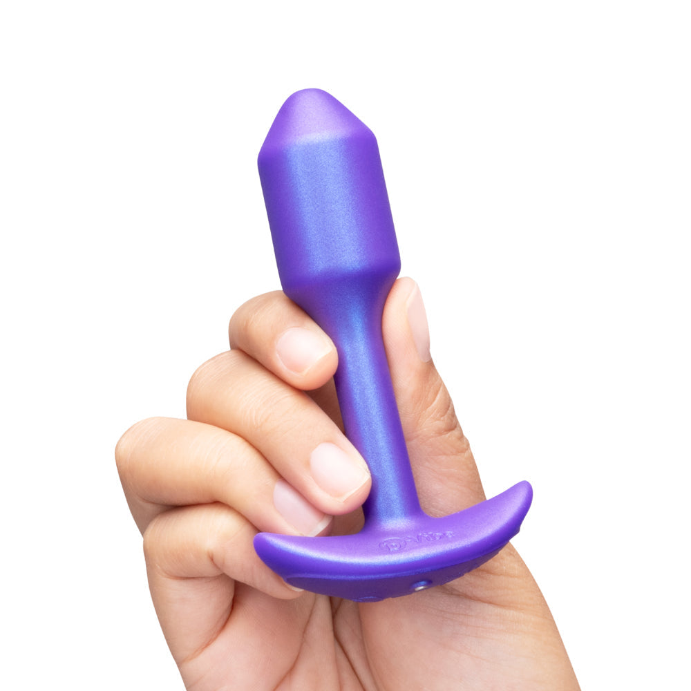 b-Vibe Smart Snug Plug 1 Small Weighted & Vibrating App-Controlled Silicone Butt Plug