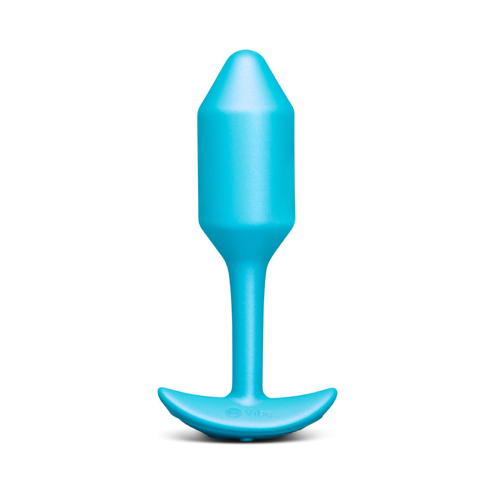 b-Vibe Smart Snug Plug 2 Medium Weighted & Vibrating App-Controlled Silicone Butt Plug
