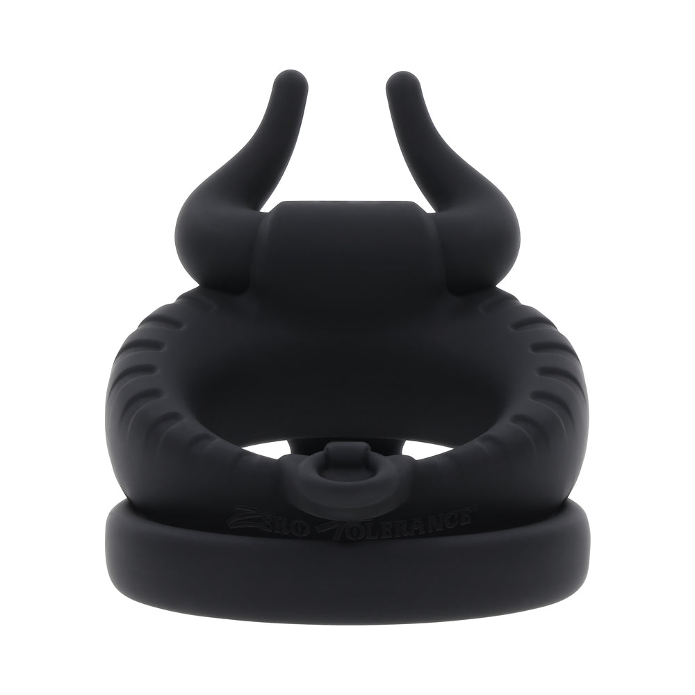 Zero Tolerance Raging Bull Silicone Rechargeable Black