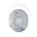 Ouch! Heavy-Duty Diamond Handcuffs Silver