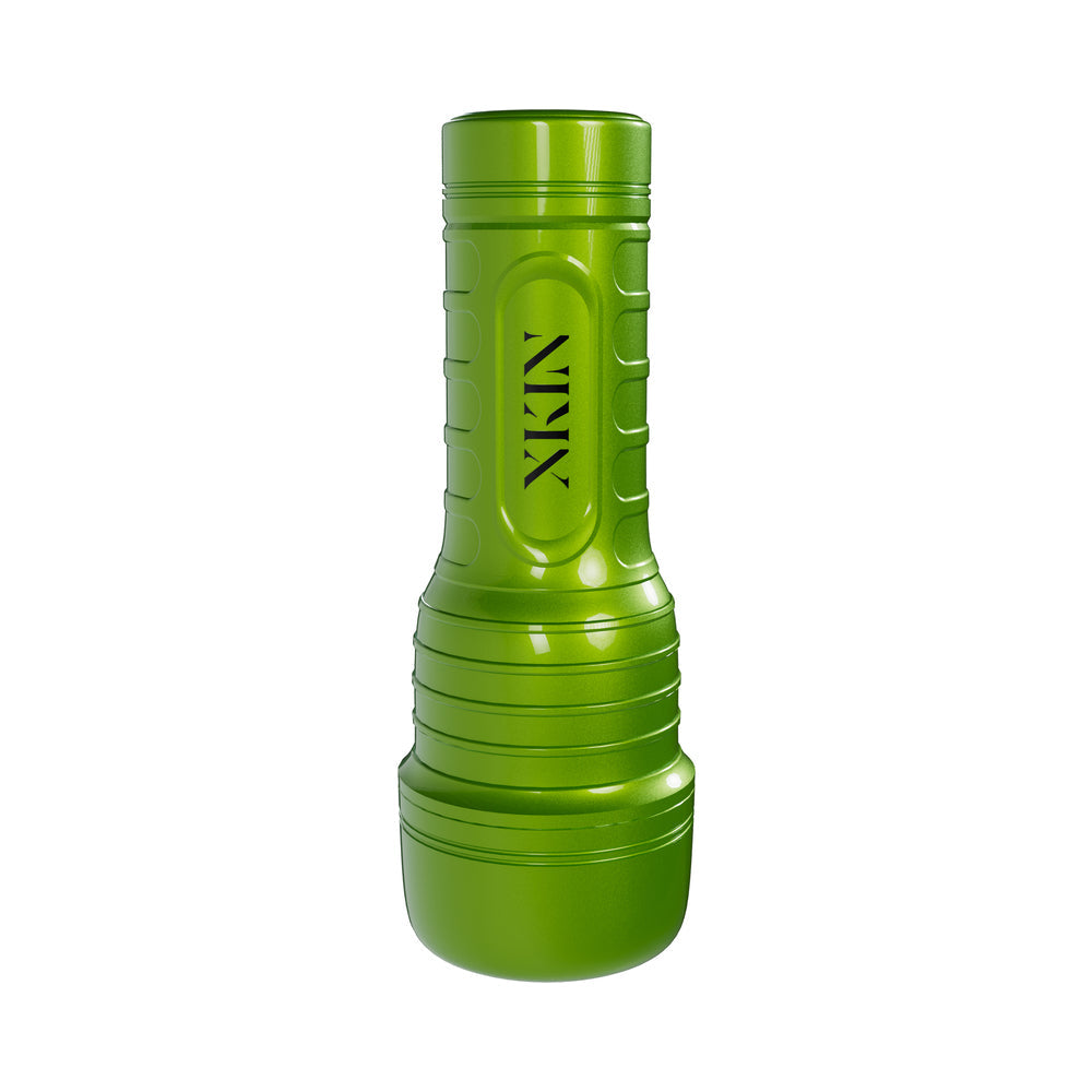 XKIN Ivy Sinclair Mouth Torch Vibrating Masturbator Metallic Green