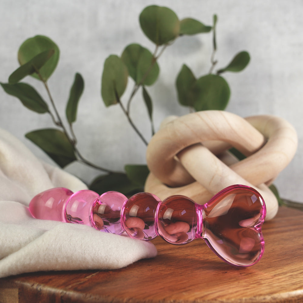 Clarity Hera's Grace Blush Glass Dildo