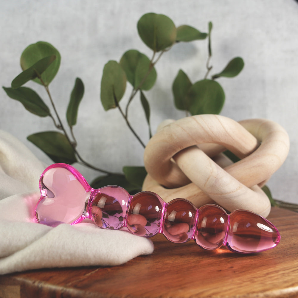 Clarity Hera's Grace Blush Glass Dildo