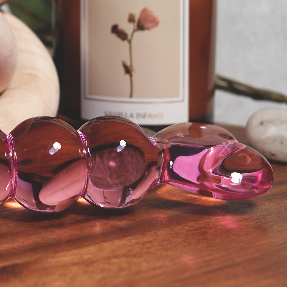 Clarity Hera's Grace Blush Glass Dildo