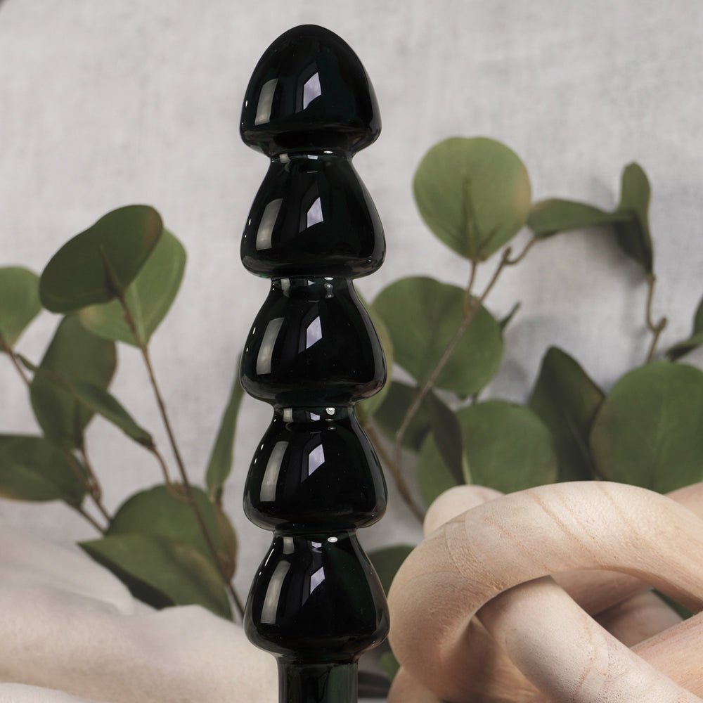 Clarity Utopian Torus Noir Glass Dildo