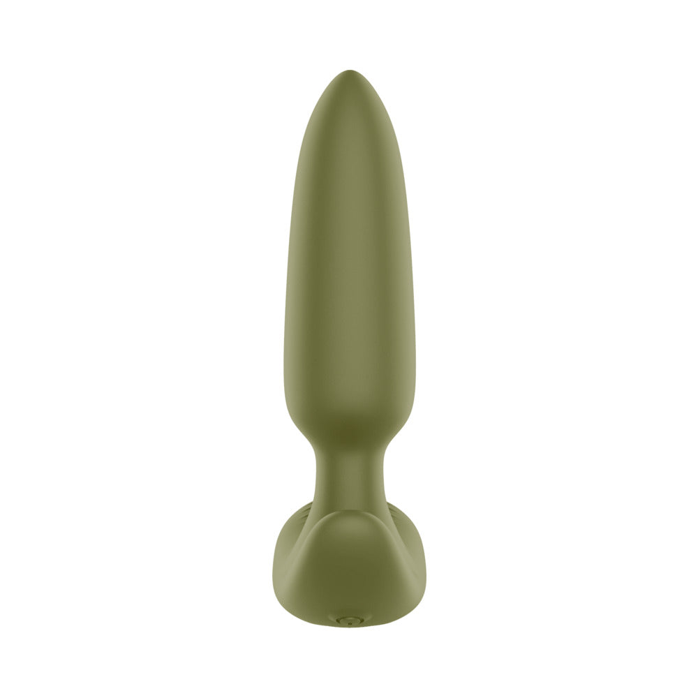 Forto Pointed Vibrating Plug Green
