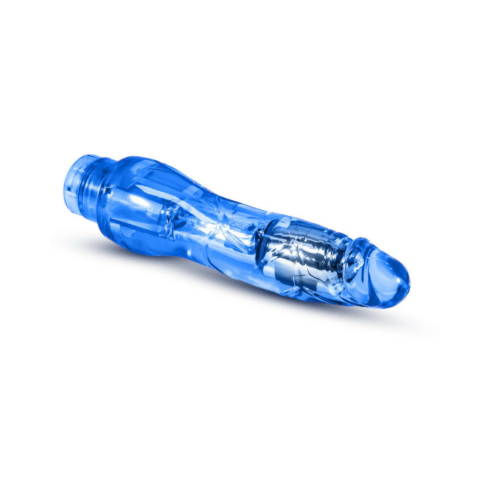 Naturally Yours Fantasy Vibe Realistic 8.5 in. Vibrating Dildo Blue