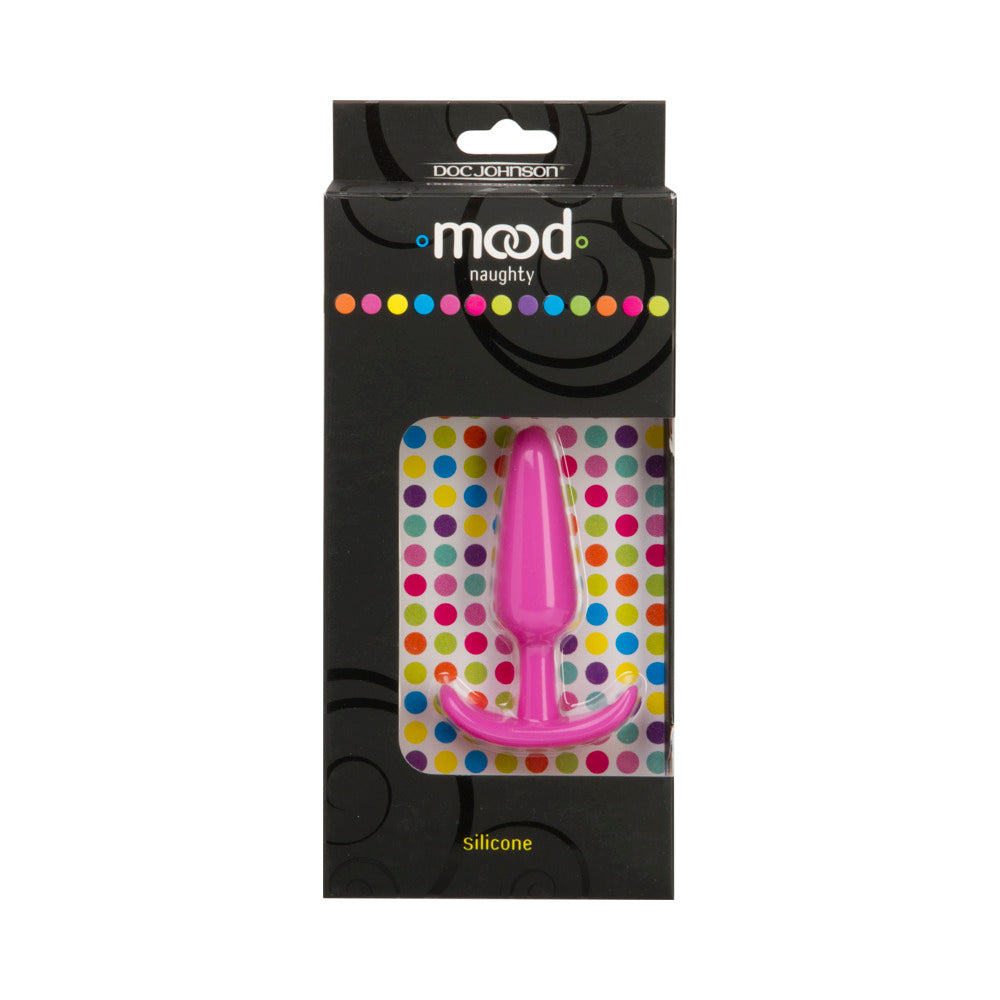 Mood - Naughty - Small Pink Silicone Butt Plug