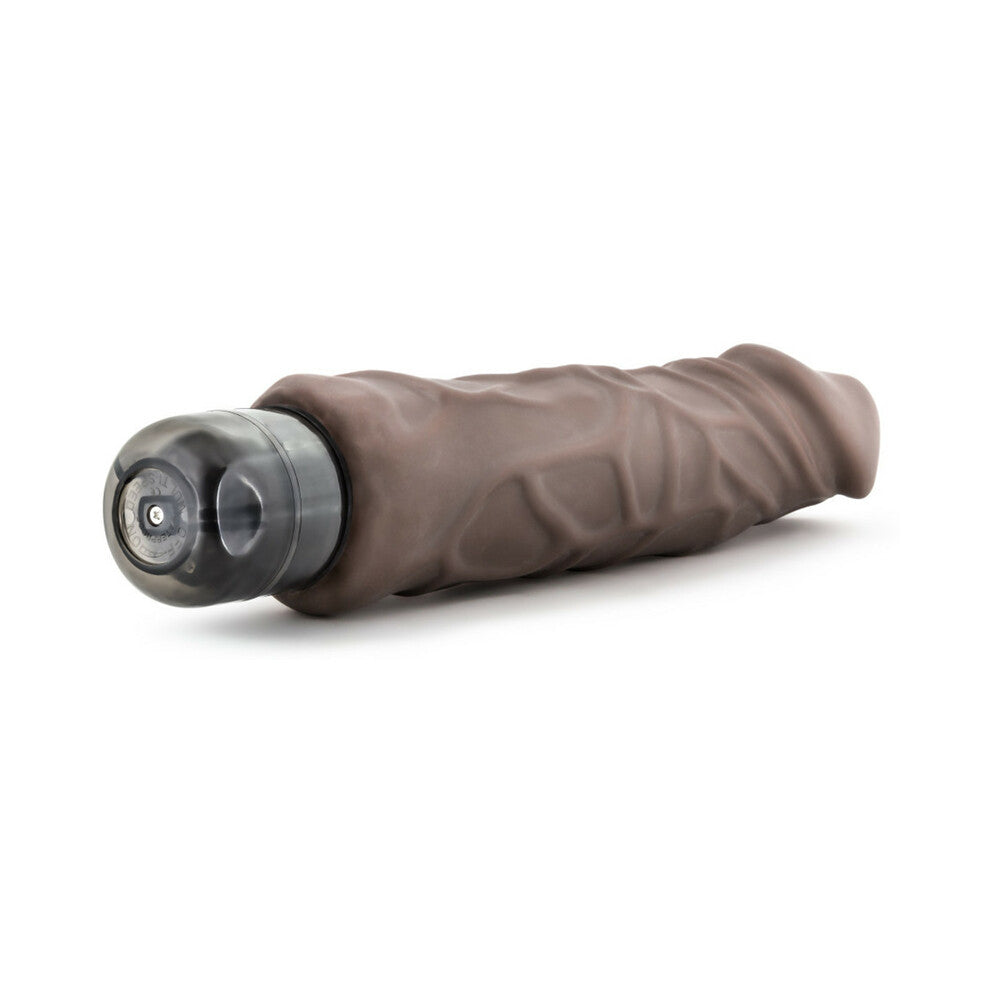 X5 Plus Hard On Realistic 9 in. Vibrating Dildo Brown