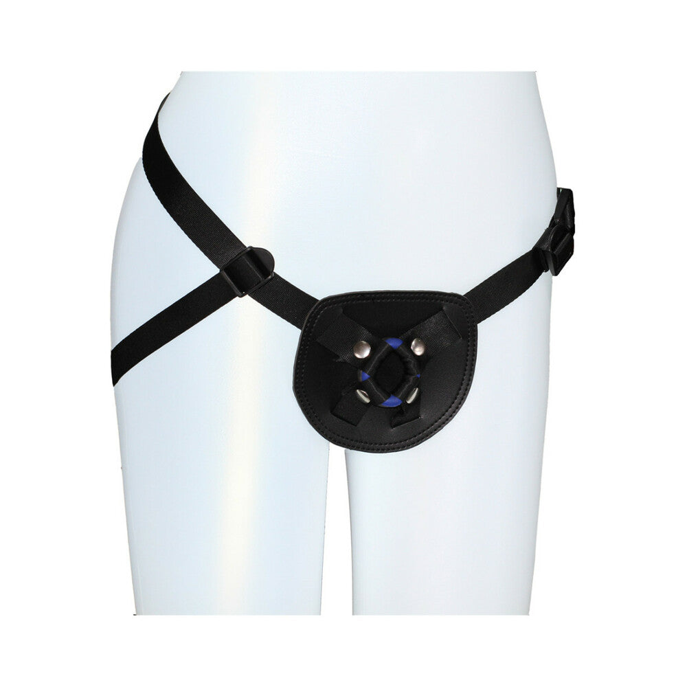 SX For You Adjustable Faux Leather Beginner's Harness Black