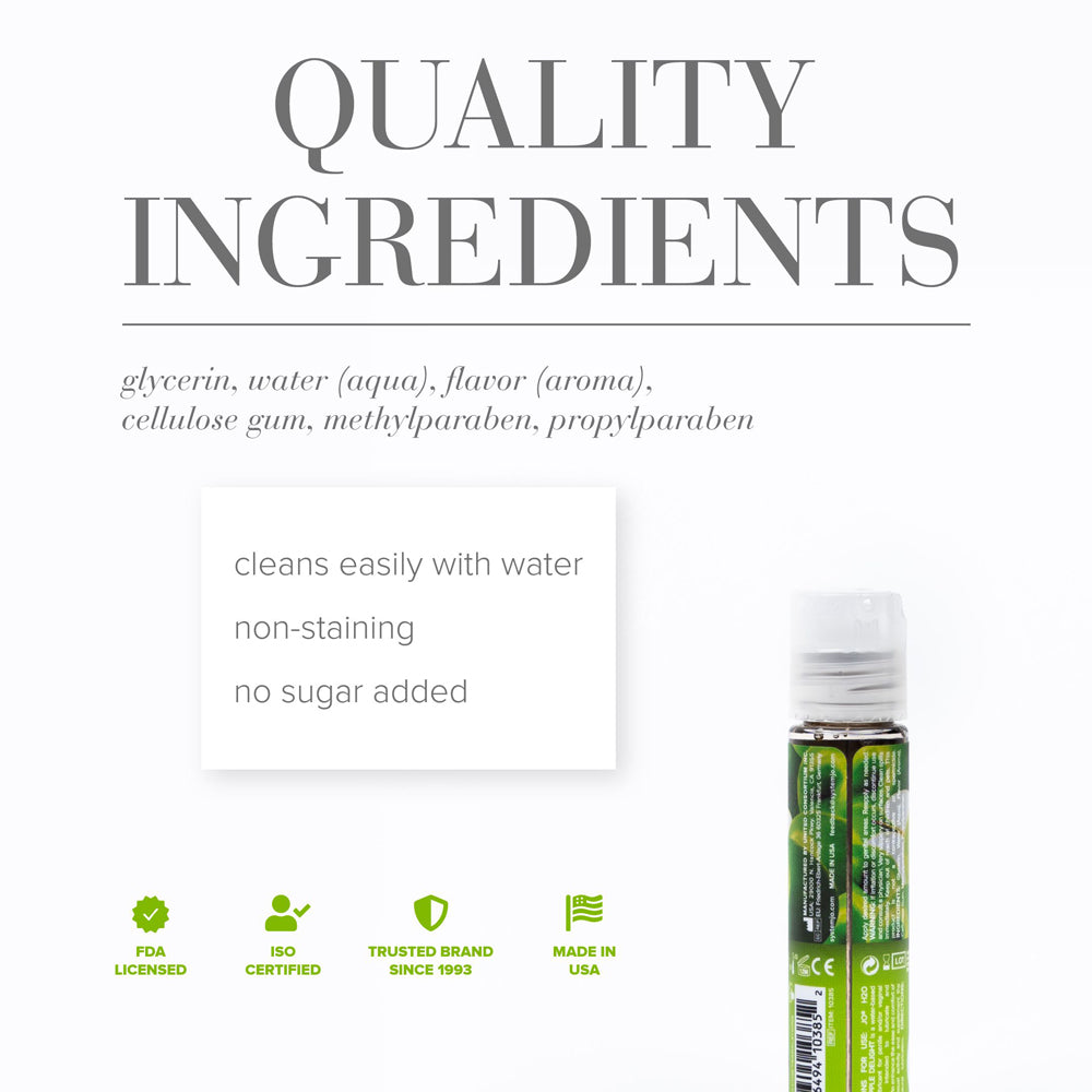 JO H2O Green Apple Delight Flavored Water-Based Lubricant 1 oz.