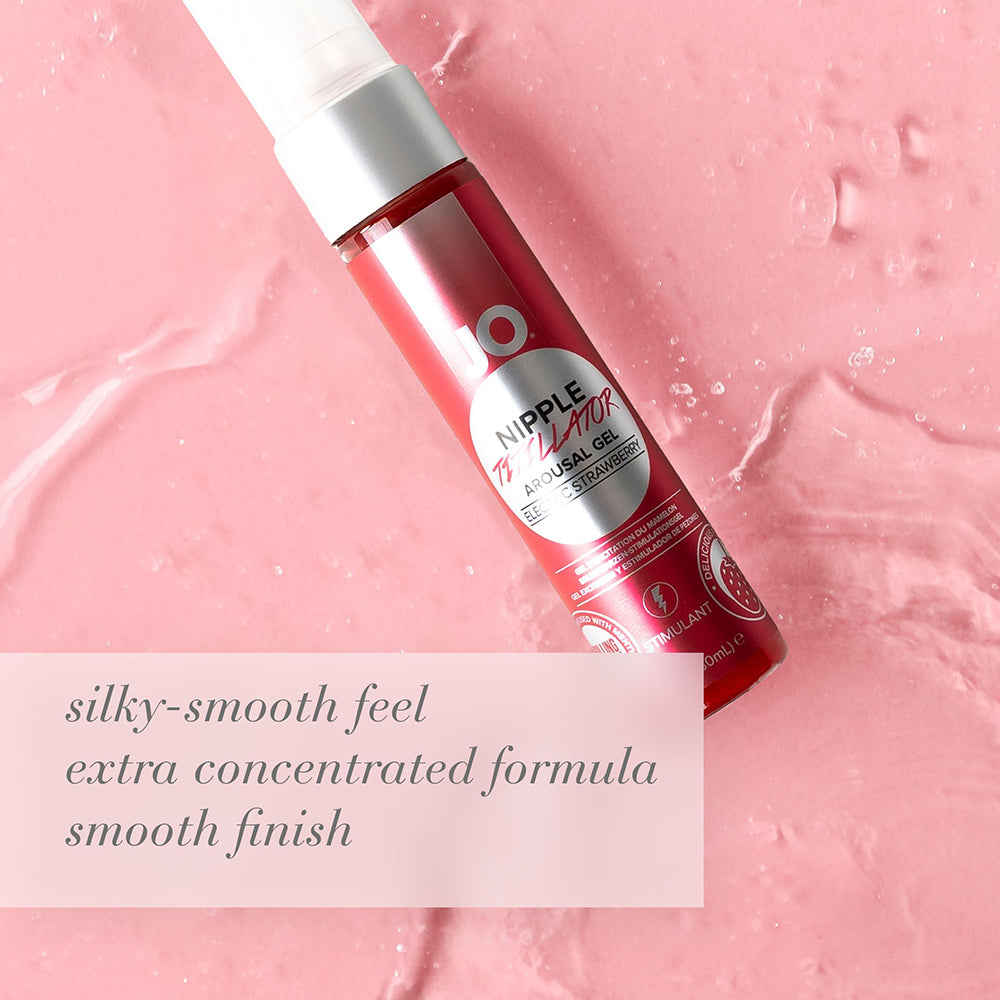 JO Nipple Titillator Arousal Gel Strawberry 1 oz.