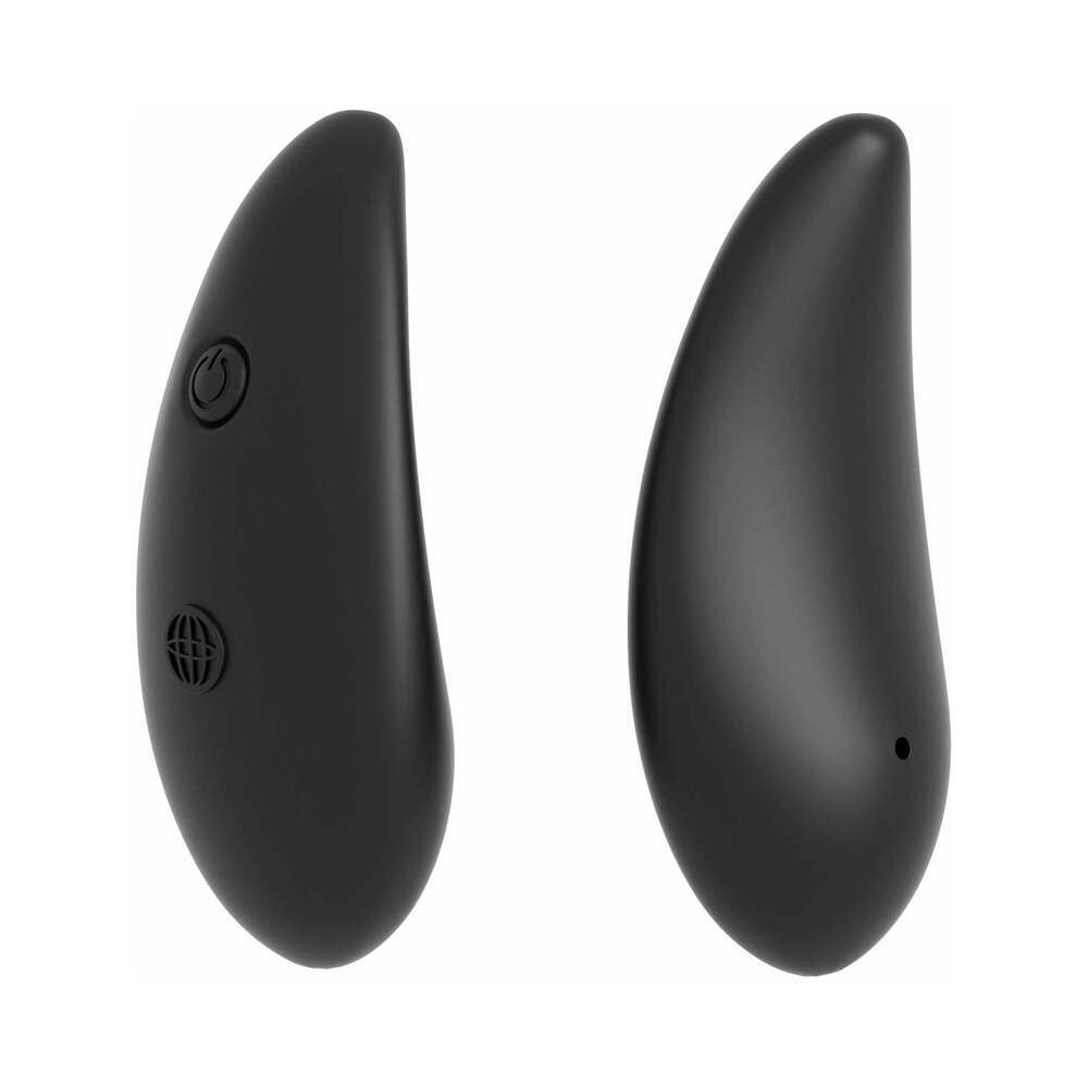 Anal Fantasy Collection Vibrating Remote Control Silicone Plug Black