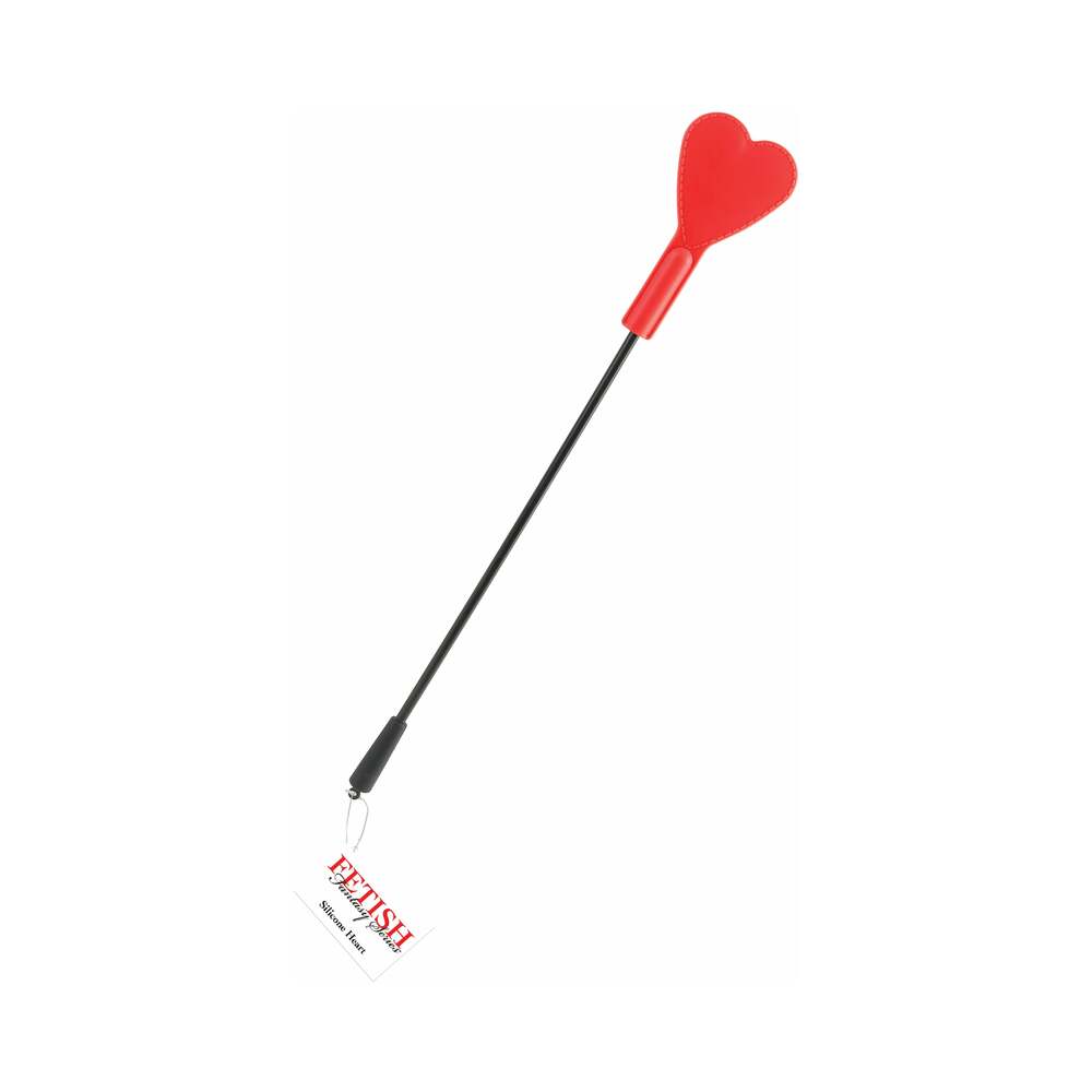Fetish Fantasy Series Silicone Heart Crop Red