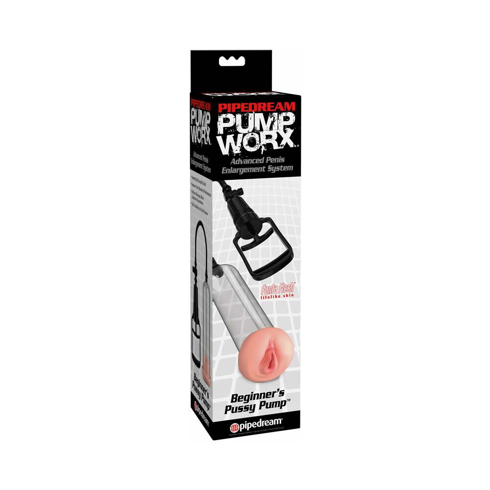Pump Worx Beginner's Pussy Pump Beige/Clear