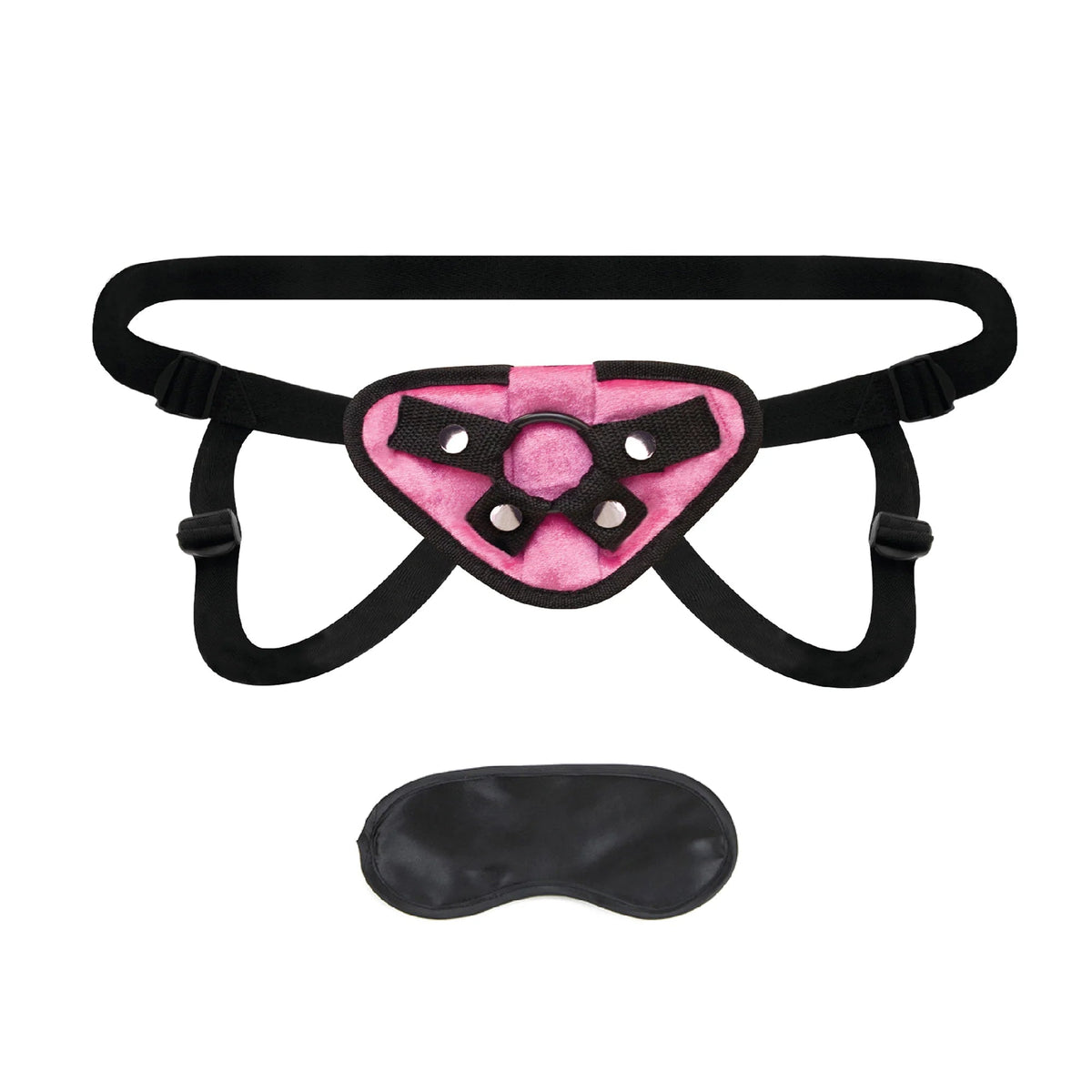Lux Fetish Neoprene Strap-On Harness Pink