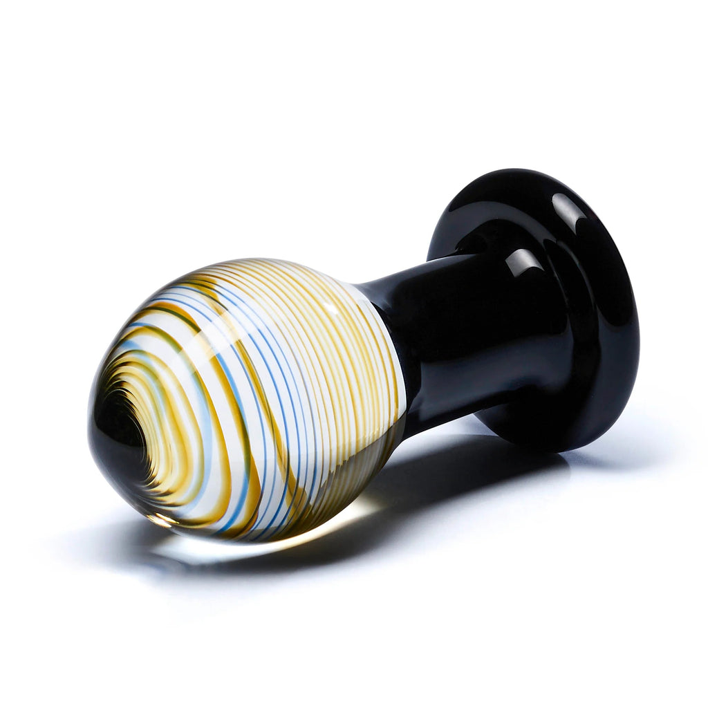 Glas 3.5 in. Galileo Glass Butt Plug