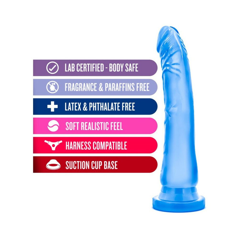 B Yours Sweet 'n Hard 6 Realistic 8.5 in. Dildo Blue