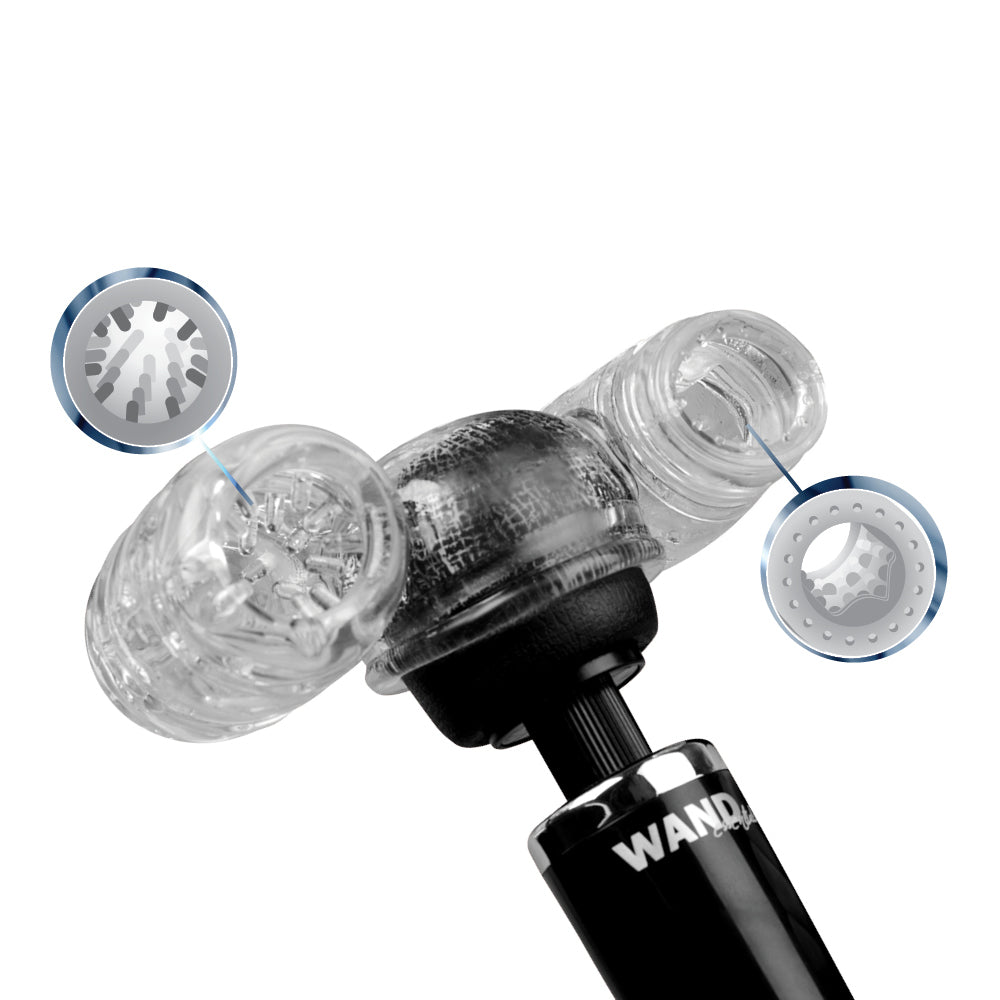 Wand Essentials Twin Turbo Strokers Attachment