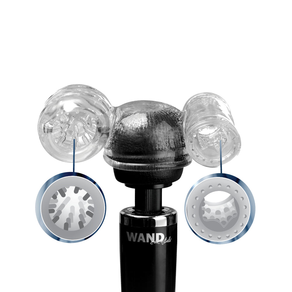 Wand Essentials Twin Turbo Strokers Attachment