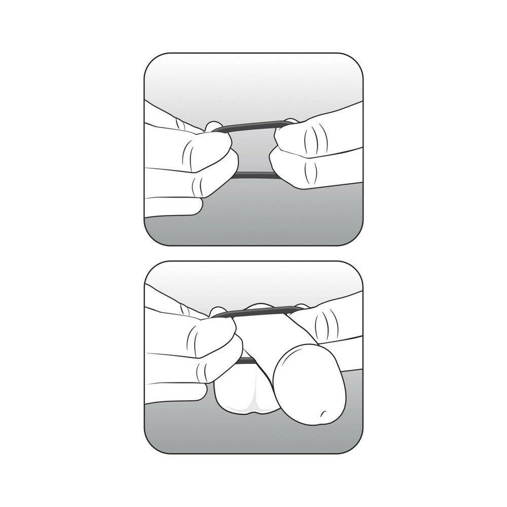 Performance VS4 Pure Premium Silicone Cockrings 3-Pack Set Indigo