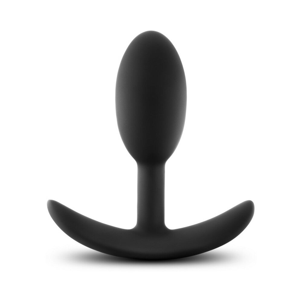 Luxe Wearable Vibra Slim Plug Small Black