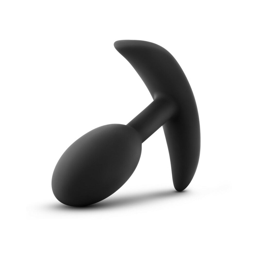 Luxe Wearable Vibra Slim Plug Small Black