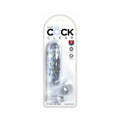 King Cock Clear 6 in. Cock With Balls Realistic Suction Cup Dildo