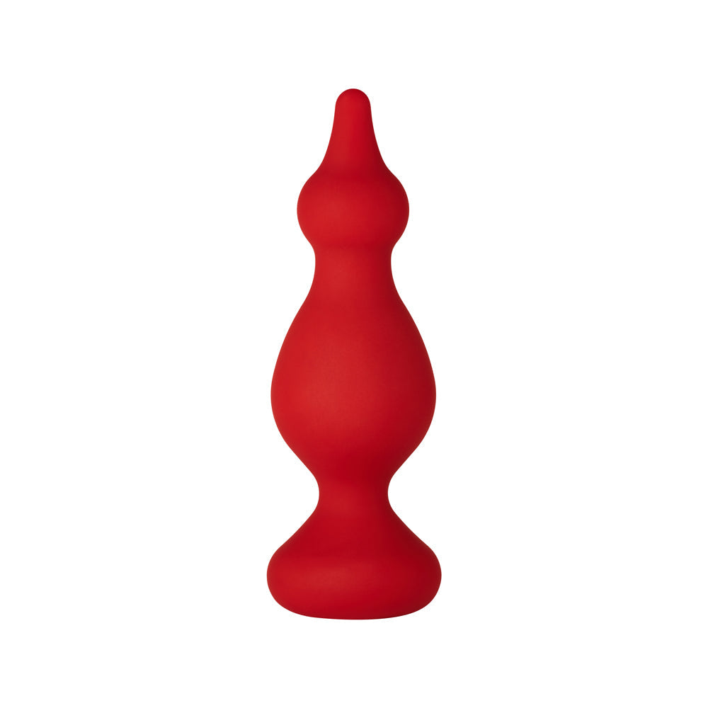 Forto F-30 Pointer Silicone Anal Plug Medium Red