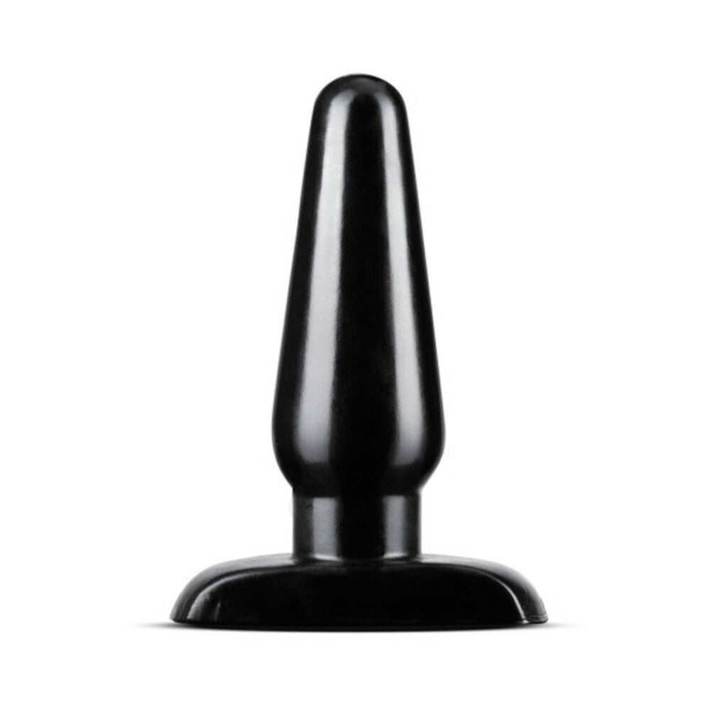 Anal Adventures Basic Anal Plug Medium Black