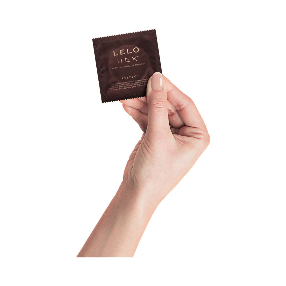 LELO HEX Respect XL Lubricated Latex Condoms 36-Pack