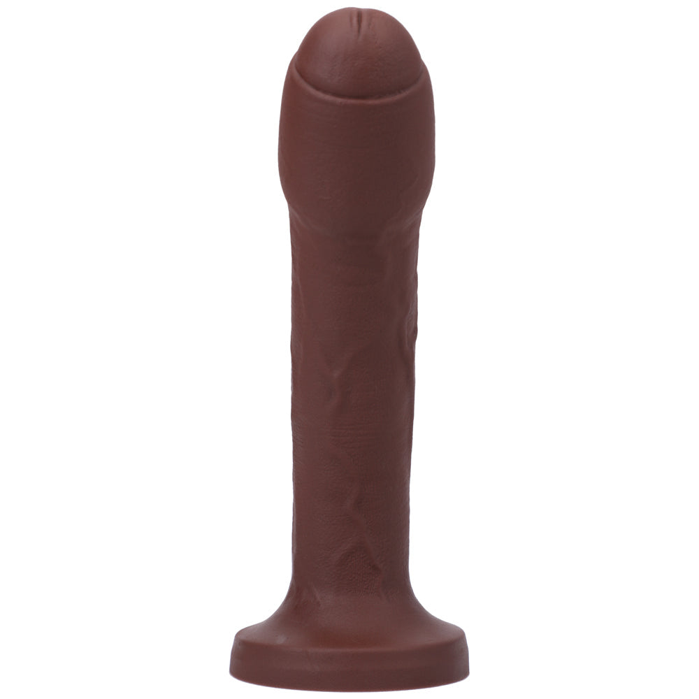 Tantus Uncut #2 O2 Dual Density Dildo Espresso