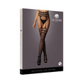 Le Desir Garter belt Stockings With Open Design Black O/S